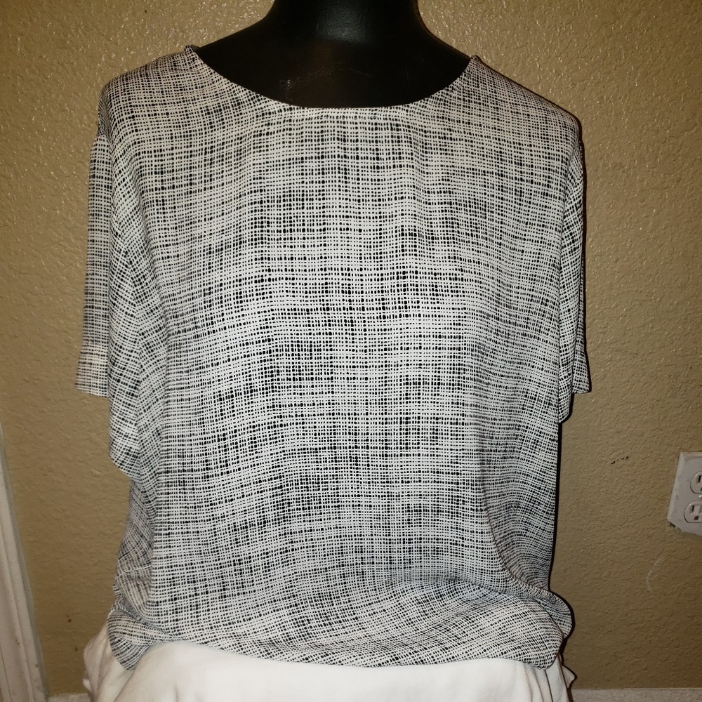 Worthington top short sleeve shirt X-large